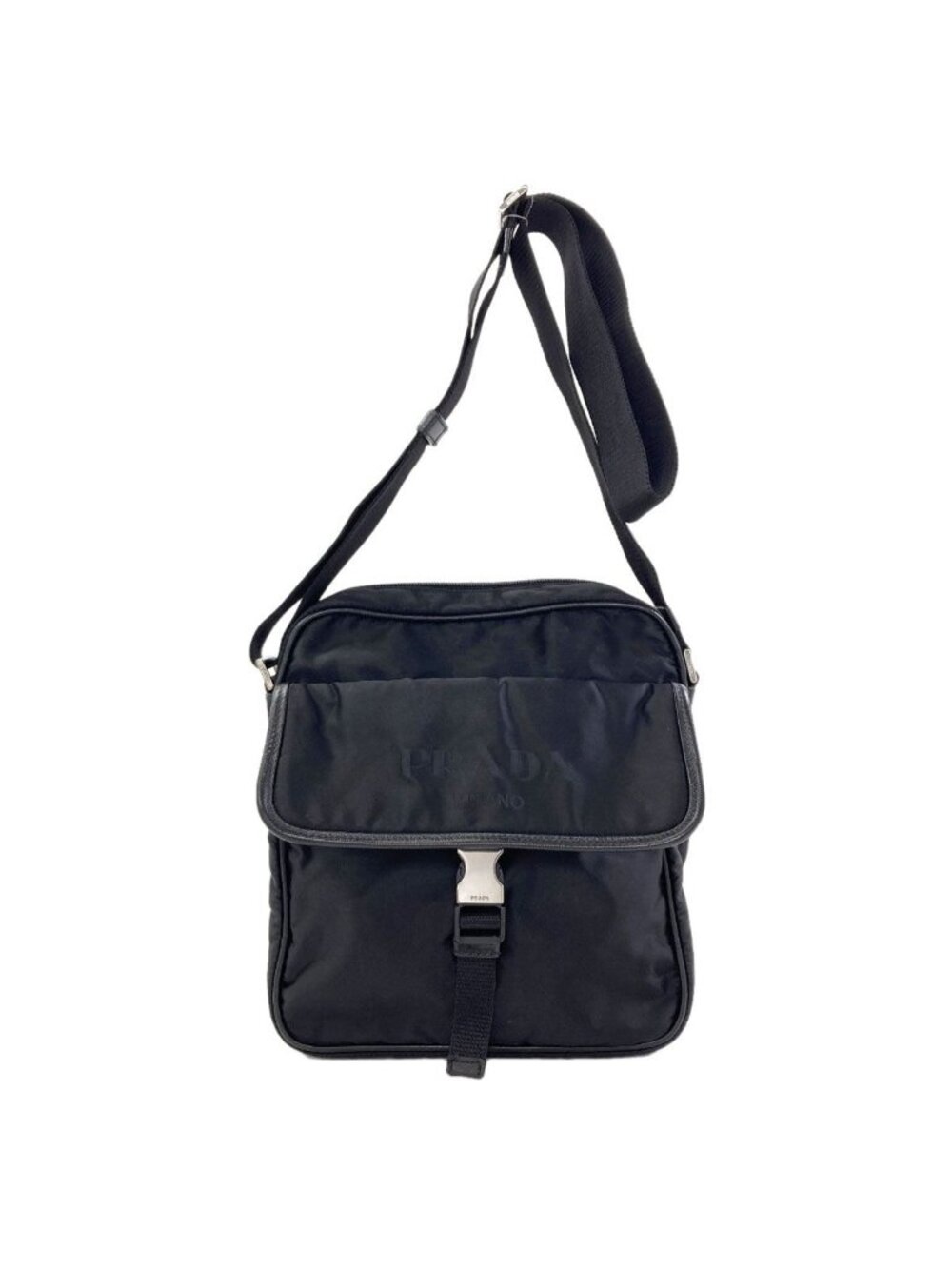 Prada Long Shoulder Logo Bag Nylon